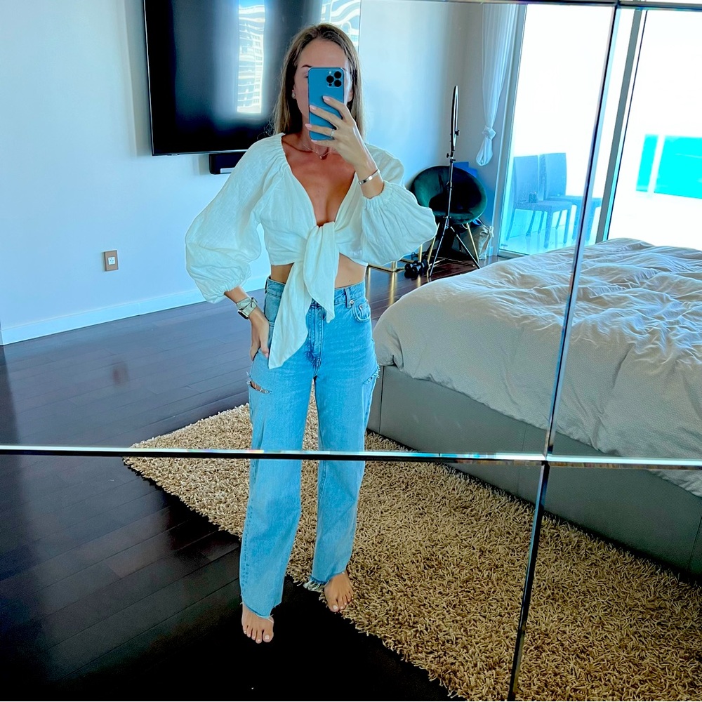 Linen top J’attame